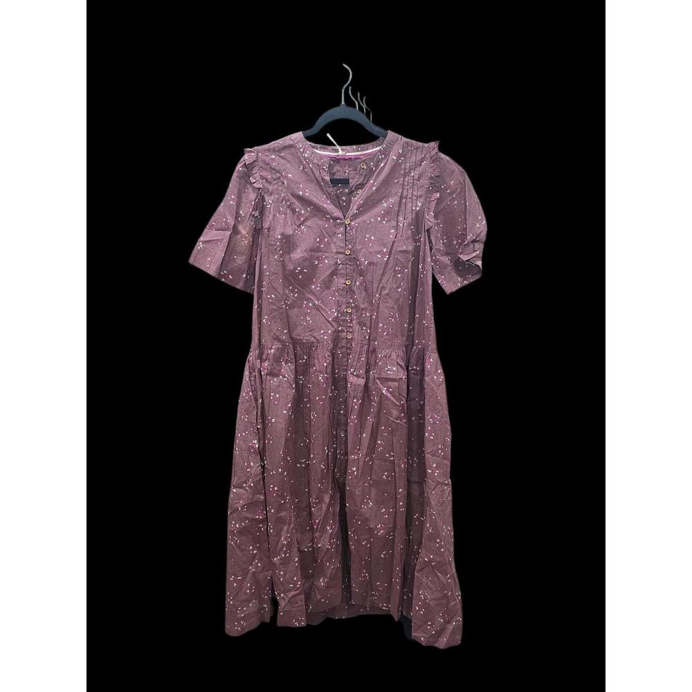Free People  Bella Mae Midi Dress - Bittersweet Combo - Picture 6 of 6
